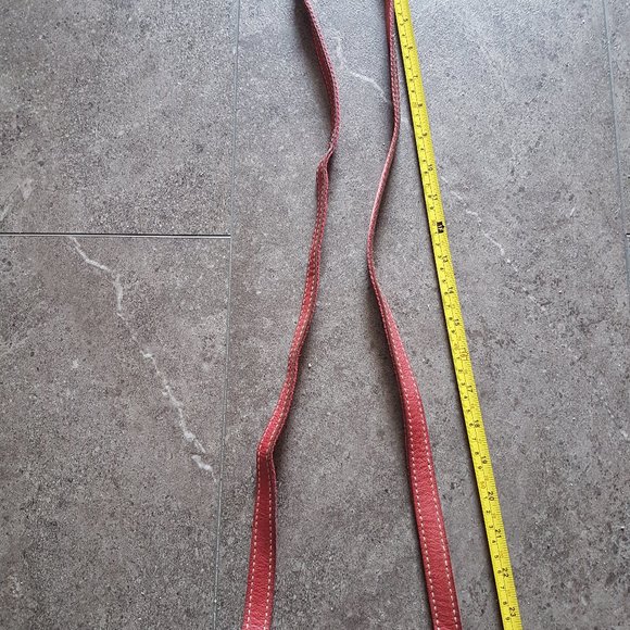 Fossil Vintage Leather Crossbody Purse Red - Picture 7 of 13